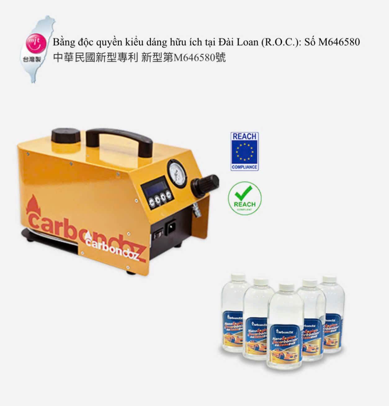 Máy khử muội Carbon — Carbondoz