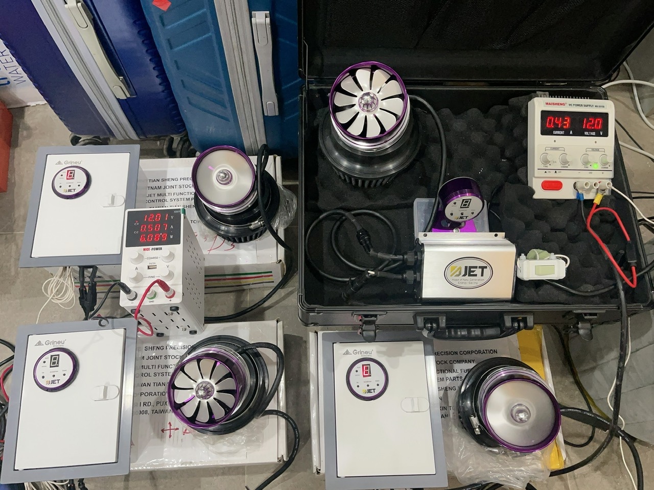 Bộ thiết bị DJET Turbo bàn giao cho khách hàng