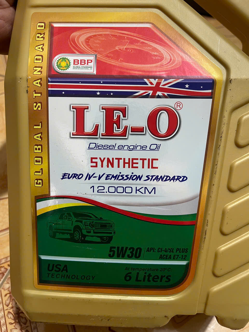 LE-O Diesel Synthetic 5W30 — 6 Liters