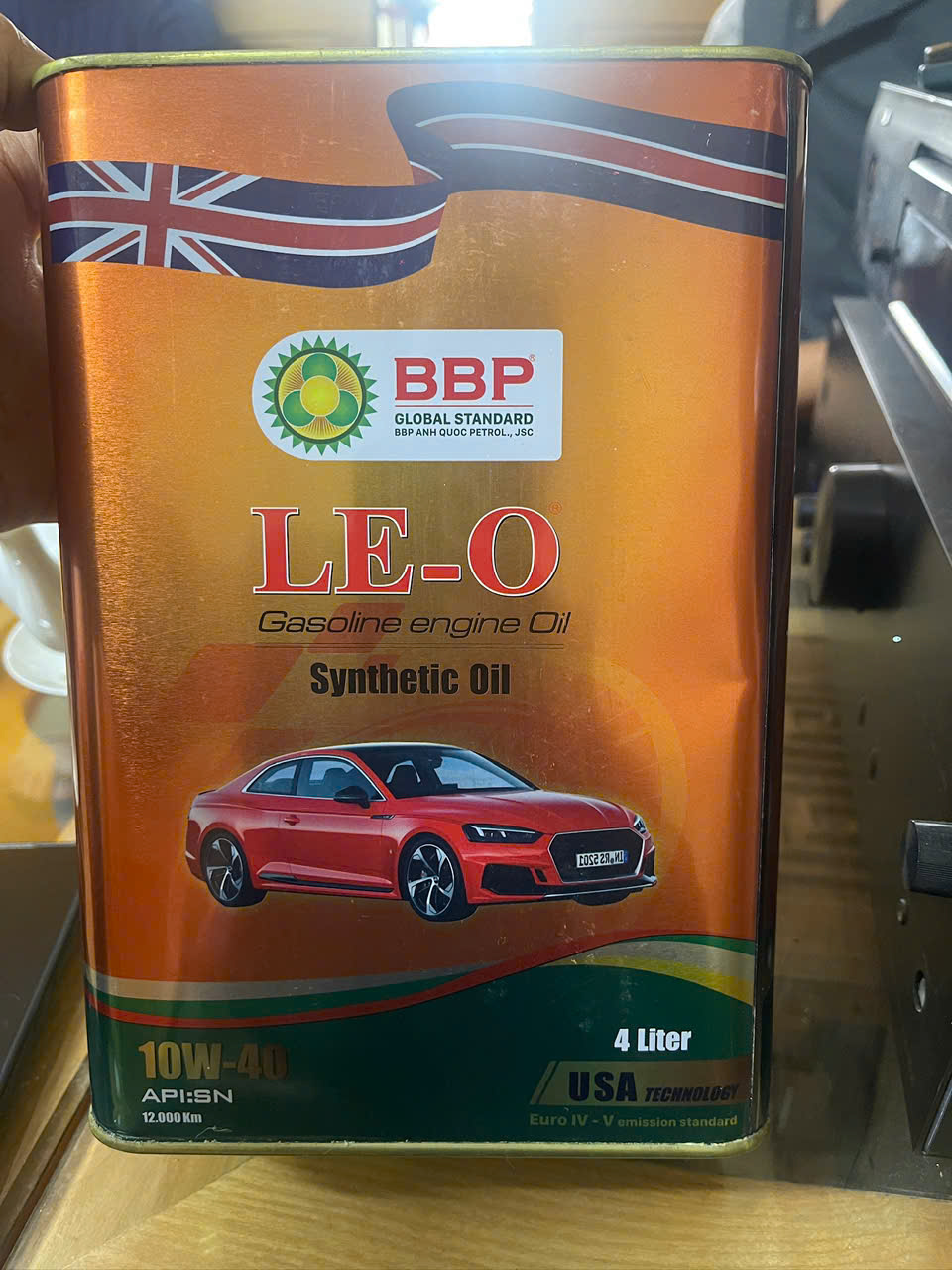 LE-O Gasoline Synthetic 10W-40 — 4 Liters